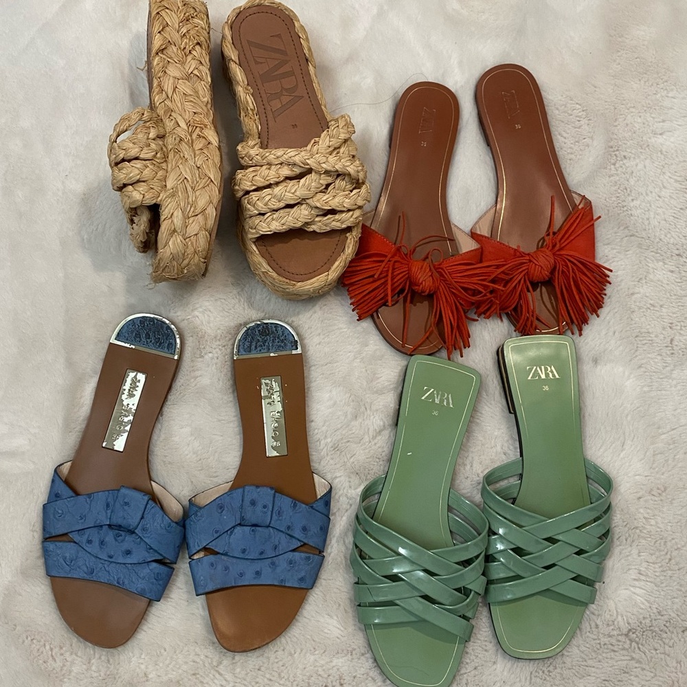 Zara sandals / slides